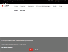 Tablet Screenshot of lobo-contract.dk